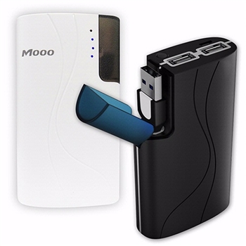 Mooo HB-J52-2 5200mAh 雙USB行動電源簡配