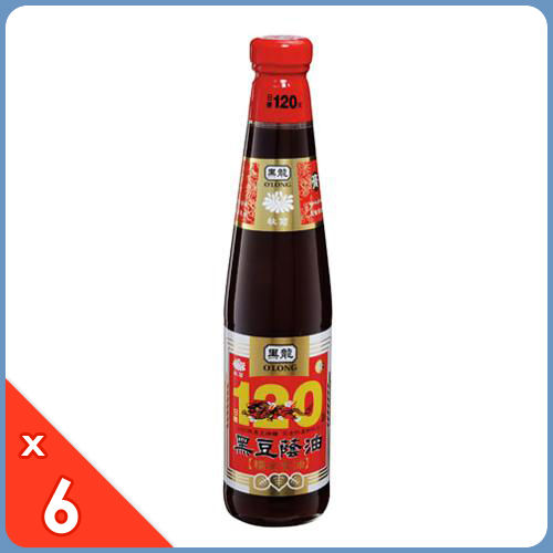黑龍秋菊(全素)黑豆蔭油(膏)400ml*6瓶  