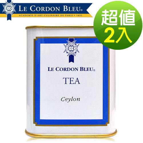 法國藍帶精選-經典錫蘭紅茶葉超值2入組(125g/罐)  