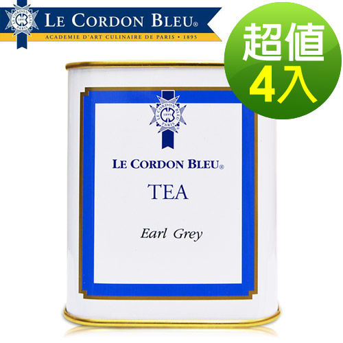 法國藍帶精選-皇家伯爵茶葉超值4入組(125g/罐) 
