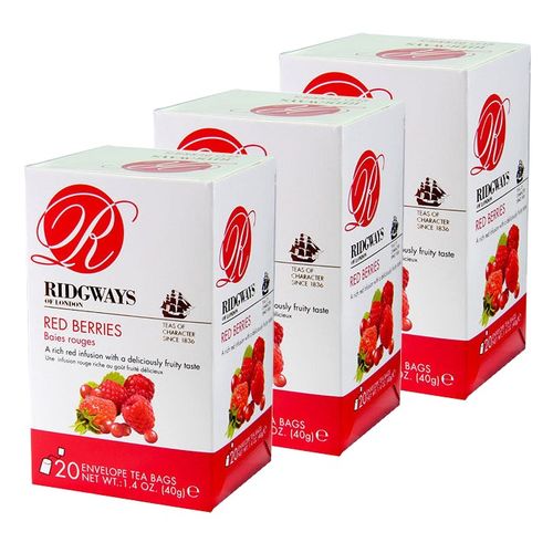 【Ridgways】英國 里奇威茶x3件組-綜合野莓(2g*20入/盒)  