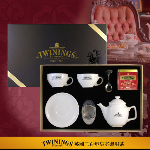 【TWININGS】唐寧茶尊爵午茶雙人組  