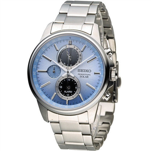 SEIKO SPIRIT 萬年曆多功能計時腕錶 V198-0AC0B SBPJ001J