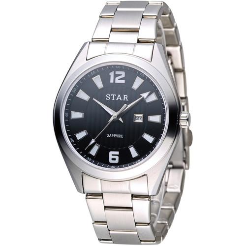 STAR 時代 永恆時光紳士腕錶 9T1602-231S-D 黑