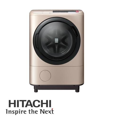 HITACHI 日立 12.5公斤 日本原裝滾筒洗衣機 BDNX125BHJR(右開)