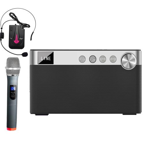 大聲公欣聲型無線式多功能手提行動音箱/喇叭(手持+耳掛組)