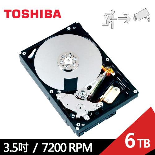 TOSHIBA東芝【影音監控】6TB 3.5吋 SATA III 硬碟(MD06ACA600V )