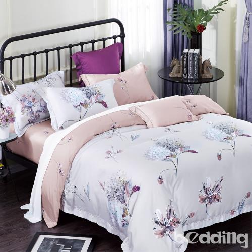 BEDDING-100%天絲萊賽爾-單人薄床包枕套二件組-左岸迷香