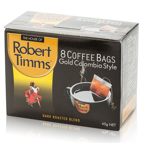 【澳洲第一品牌-Robert Timms】黃金哥倫比亞濾袋咖啡-4盒組  