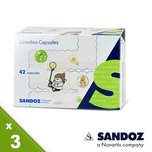 【德國山德士SANDOZ-諾華製藥集團】神益益生菌 (42顆/盒)x3盒  