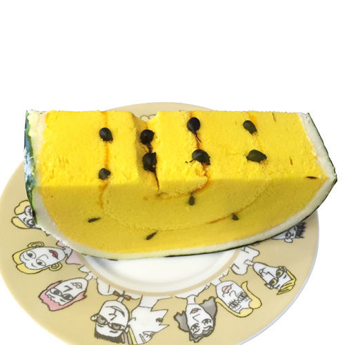 【皇覺】可愛西瓜造型虎皮蛋糕10入/組(黃西瓜x10)  