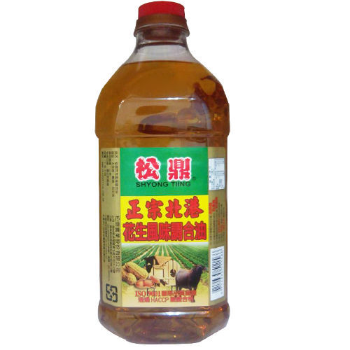 松鼎 正宗北港花生風味調合油1瓶(1.8L)  