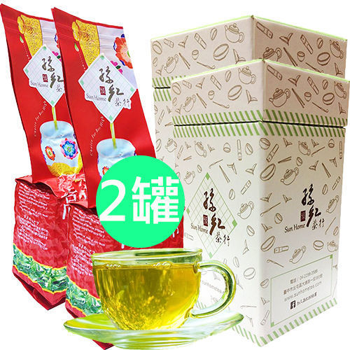 孫紅茶行 香醇四季春茶 雙入150公克/罐  