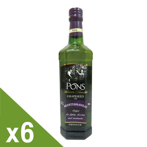 【PONS】西班牙原裝進口特級處女果香橄欖油1Lx6  