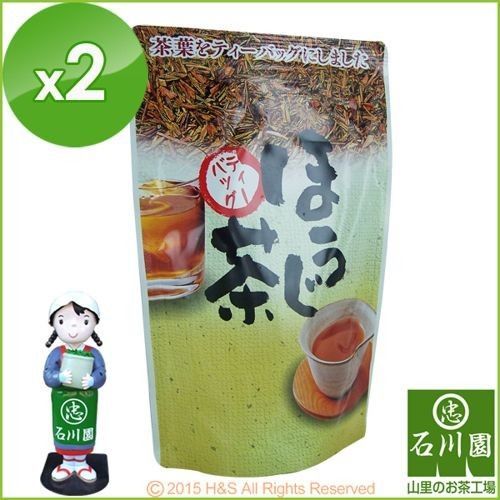 《石川園》日式烘培綠茶茶包(3克*15包)2入  