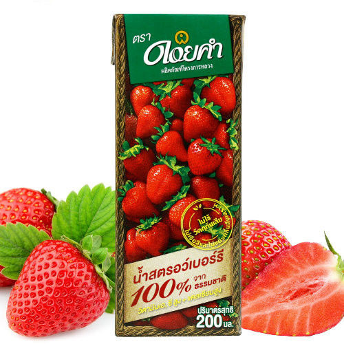 【皇家農場】100%鮮果汁-200mlx12入 (草莓汁)  