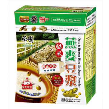 【薌園】燕麥糙米豆漿  (32公克 x 6入) x 12盒  