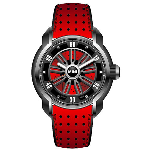 MINI 2016競速時尚旋轉腕錶