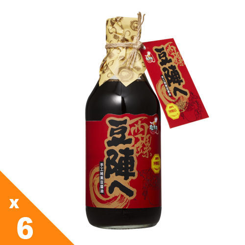 【豆陣ㄟ】180天甕釀黑豆醬油超值組(6瓶)  