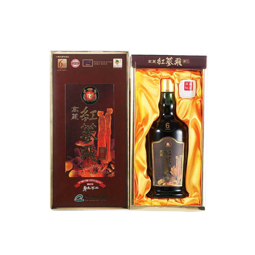 金蔘 六年根高麗紅蔘飛禮盒 (750ml/瓶) 
