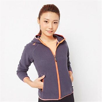  【美國 AIRWALK】連帽內刷毛外套-女 -深灰