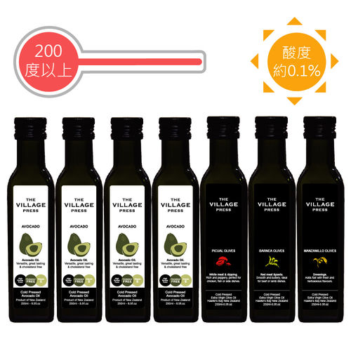 紐西蘭原裝酪梨橄欖健康好油組(酪梨油x3+橄欖油x3)  