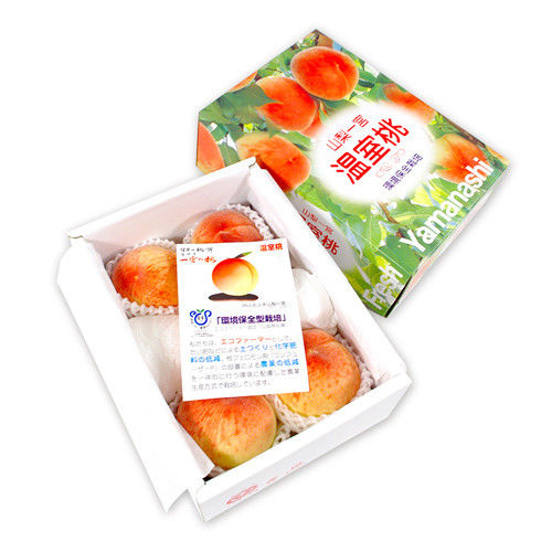 【鮮果日誌】日本空運 山梨縣一宮溫室水蜜桃(5-6顆) 