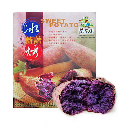 瓜瓜園 冰烤地瓜紫心蕃薯(1000g/盒 ，共6盒)  