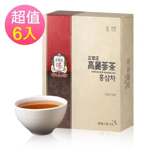 【正官庄】高麗蔘茶 (50包/盒)x6盒  