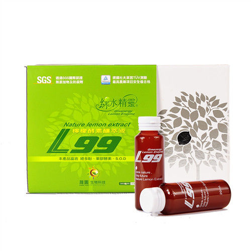 綠水精靈L99檸檬酵素釀萃液(20mlX15瓶/盒)  