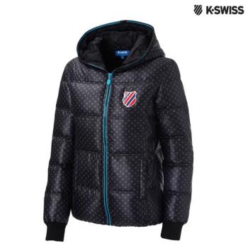 K-Swiss Quilted Down Jacket羽絨外套-女-黑