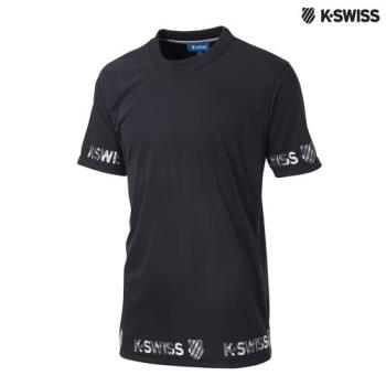 K-Swiss Allover Print Tee印花短T恤-男-黑