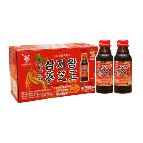 金蔘-6年根韓國高麗人蔘蔘芝王(10入/盒,共2盒)
