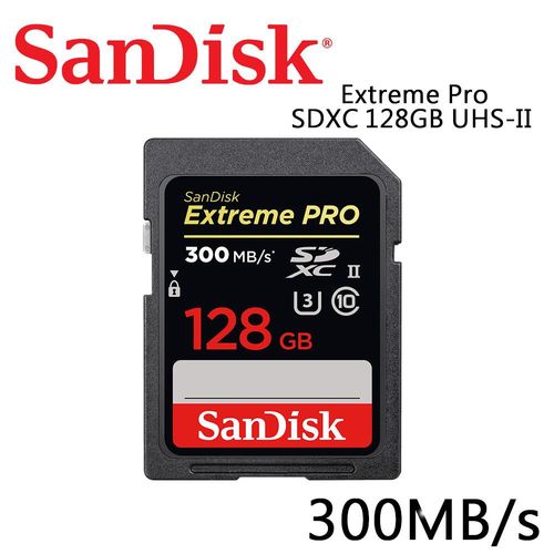 SanDisk Extreme Pro UHS-II 128GB SDXC記憶卡- 公司貨(SDSDXPK-128G