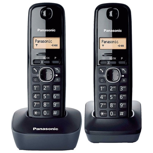 Panasonic國際牌 DECT數位無線電話KX-TG1612TW(黑)
