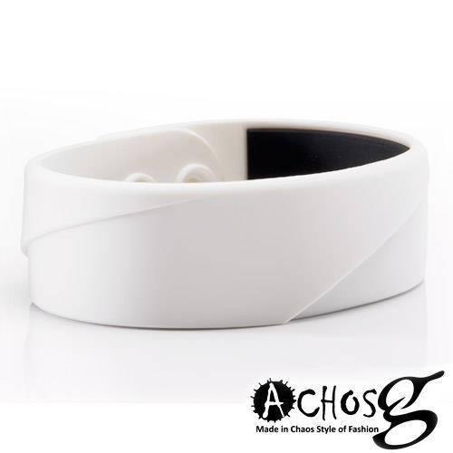 MASSA-G X ACHOS【ARC Master-White】鍺鈦手環