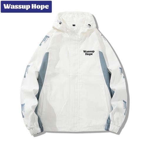 Wassup Hope連帽秋季修身夾克