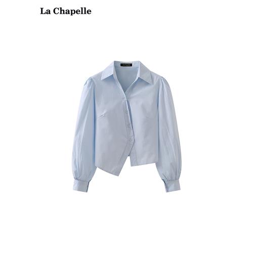 拉夏貝爾Chapelle設計感長袖襯衫