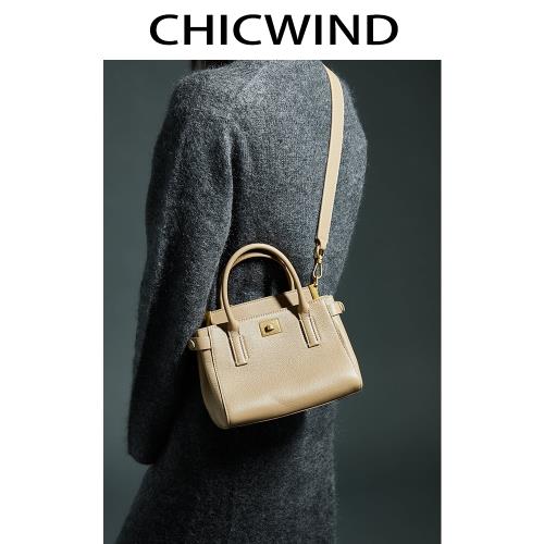 CHICWIND原創設計頭層牛皮手提包