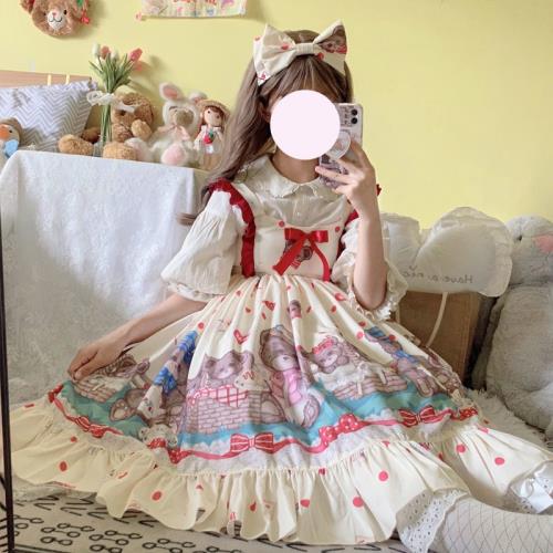 Lolita連衣裙小孩蘿莉塔公主洋裝
