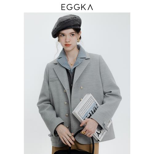 EGGKA原創設計單排扣西裝外套