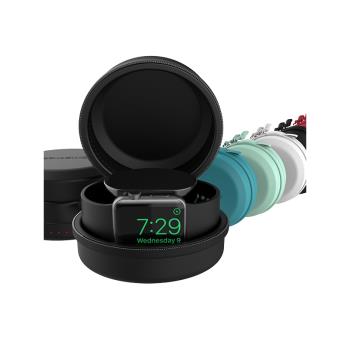 Smatree適用于Apple Watch Series8/7 iWatchSE蘋果手表充電寶支架無線底座收納包支架iWatch充電線整理