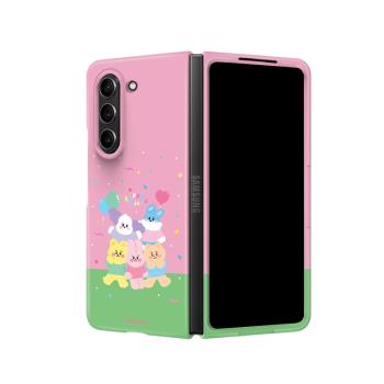 卡通兔貓適用三星ZFold7手機殼fold6女新款Fold5折疊屏W24心系天下W25高級小眾超薄防摔日韓國菲林硬殼