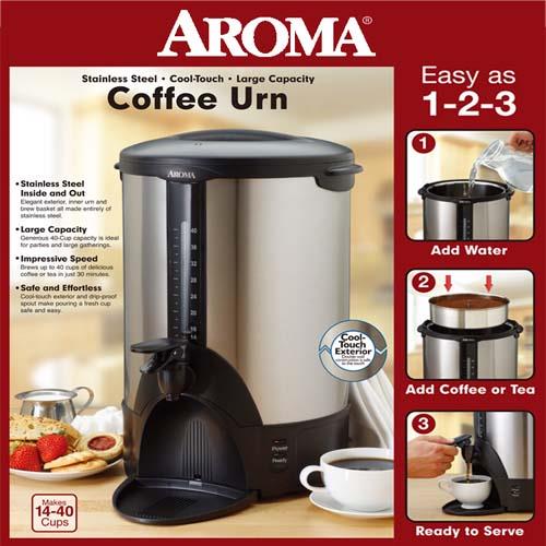 【限量搶購】AROMA 專業保溫咖啡沖茶機ACU-140S