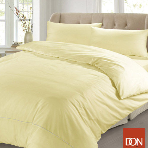 【DON】幸福晨光-雙人4件式精梳純棉被套床包(8色)