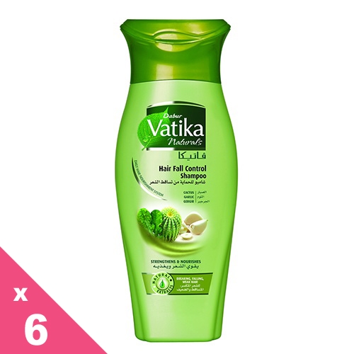 【加碼】杜拜VATIKA強健洗髮精(200ML*6入)+潤髮乳