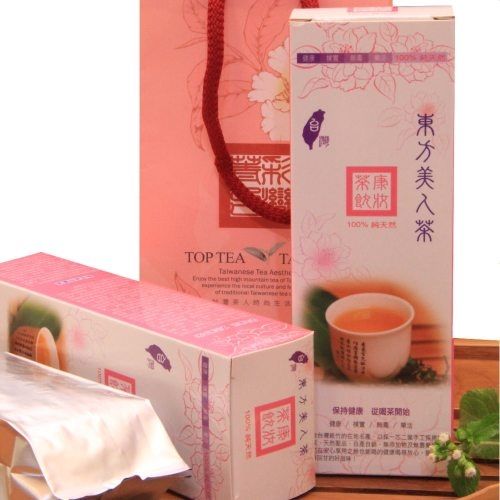 台灣茗茶 東方美人茶(紙盒)4盒組