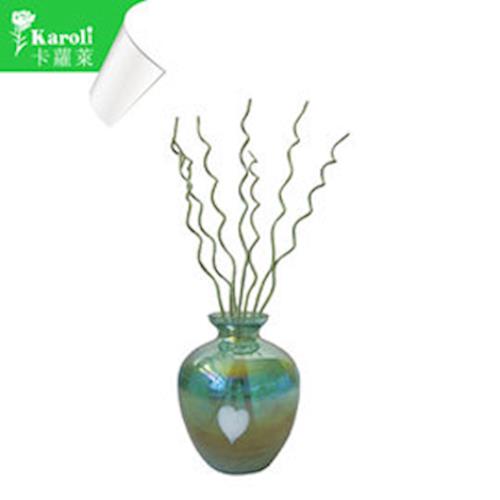 【karoli】卡蘿萊精油蘆葦棒薰香琉璃藍綠瓶組（尤加利）