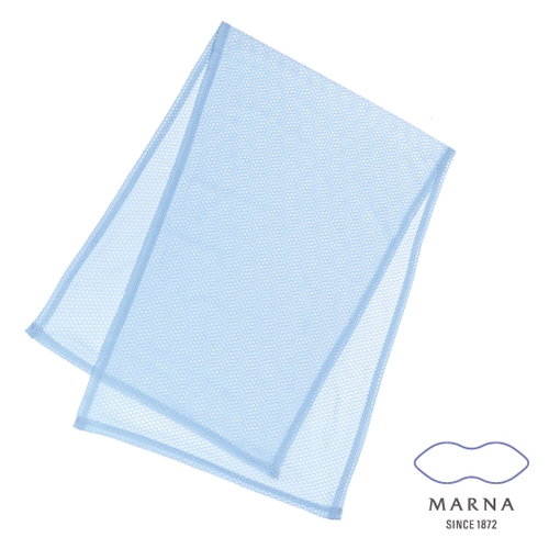 【MARNA】敏感肌膚及幼兒專用沐浴巾（藍）