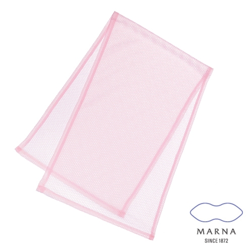 【MARNA】敏感肌膚及幼兒專用沐浴巾（粉）